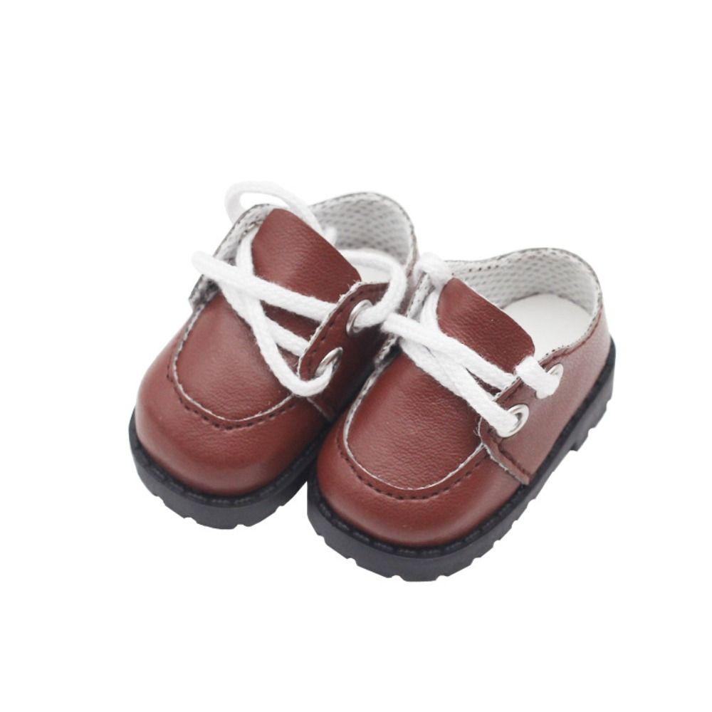 Leather Material Doll Shoes 6 Colors Clothes Accessories DIY Fashion Boots 20cm Cotton Doll