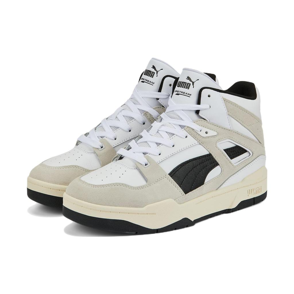 Puma Slipstream High Nimbus Cloud Black Unisex Sneakers Cream White 387998-03