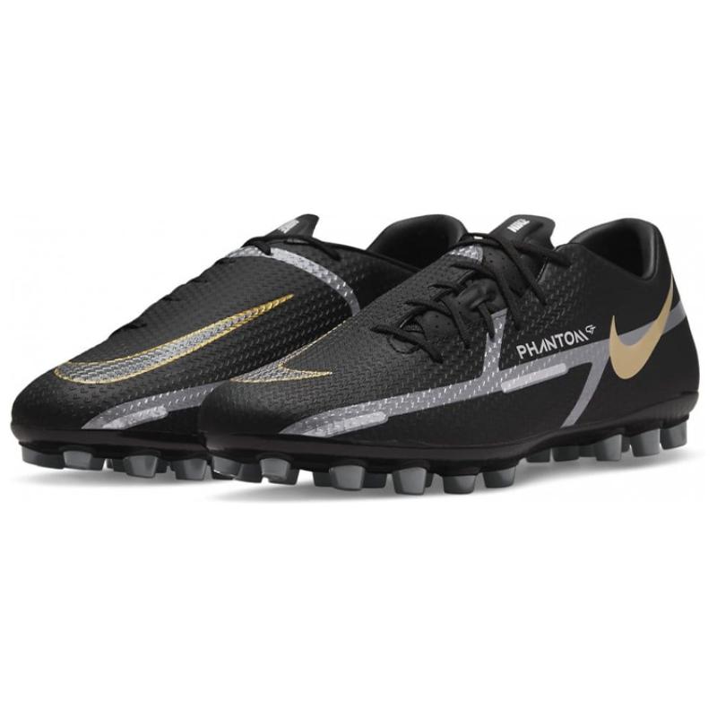 Nike Кроссовки Phantom GT2 Academy Ag 'Black Dark Grey Metallic Gold' DC0798-007