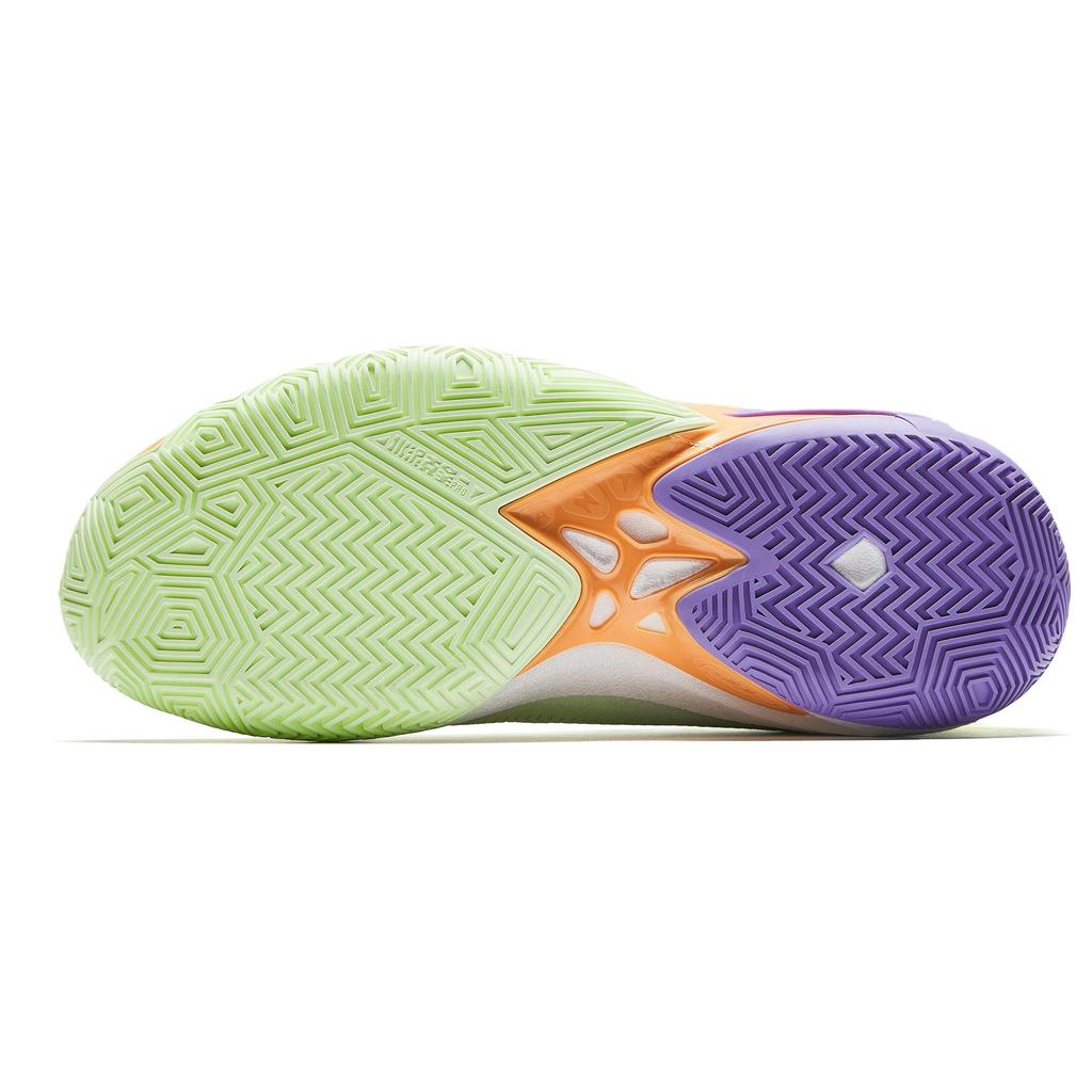 Anta Crazy 2 Chameleon Технология Азота Профессиональные Баскетбольные Кроссовки Мужские Кроссовки Зеленый Фиолетовый 912531106-3