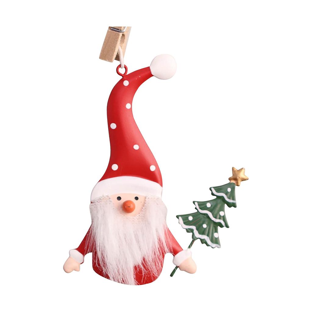 Железные рождественские подвески Санта-Клаус Снеговик Металлические подвески Реквизит Украшения для рождественской елки Украшения
