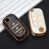 Чехол для ключей из ТПУ, держатель для брелока для Renault Megane 3 Fluence LADA Priora Granta Xray для Mercedes Smart Fortwo Forfour, защитные аксессуары