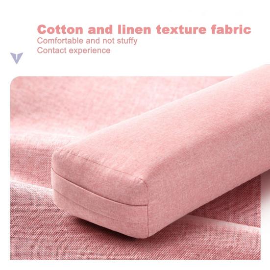 Modern Yoga Bolster Ergonomic Design Polyester Removable Cover