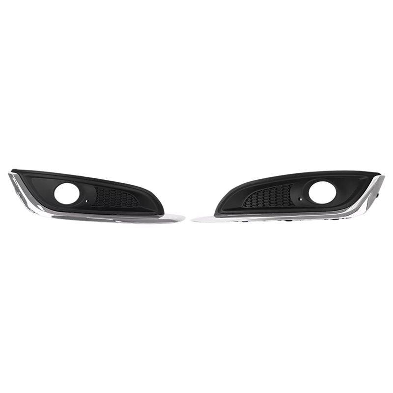 Front Fog Light Bezel Grille Replacement Part Numbers 23142357& 23142358 For Vauxhall Opel Buick Regal 2014-2017