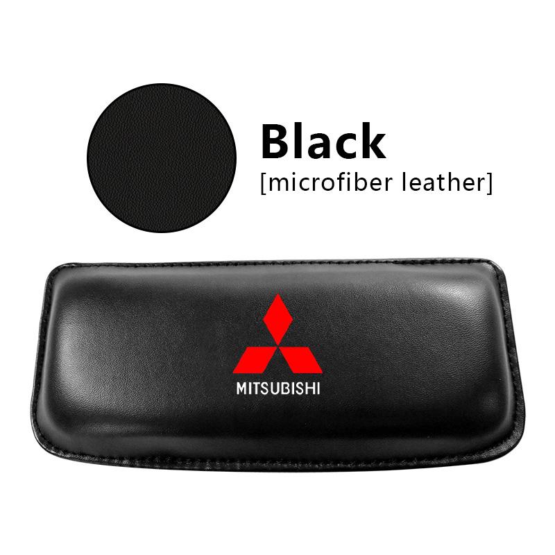 Leather Knee Pad Car Interior Pillow Comfortable Elastic Cushion For Mitsubishi ASX Lancer Pajero Outlander L200 EVO Lancer EX
