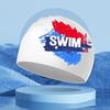Men Silicone Waterproof Swimming Caps Ear Protection Solid Color Printed Swim Caps for Women and Child Pool Accesories