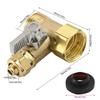 Integrated 3-Way Water Purifier Direct Inlet Ball Valve Adapter
