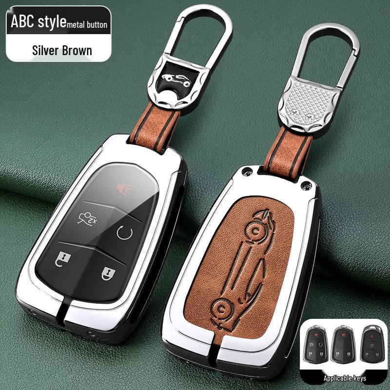 Премиальный металлический чехол для ключа Cadillac XT5, CT5, XT4, XT6, CT6, XTS, ATSL, CT4