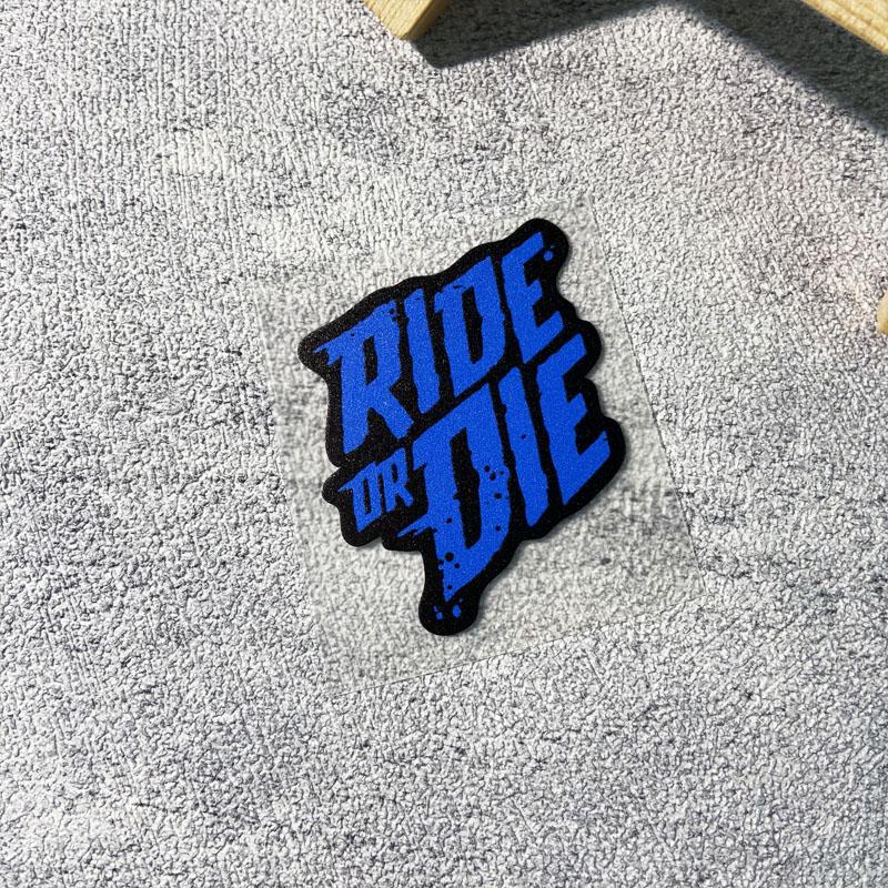 Наклейка на велосипед RIDE OR DIE, Водонепроницаемая наклейка на верхнюю трубу рамы MTB, Креативный DIY виниловый декор для горного велосипеда, мотоцикла