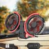Auto Cooling Fan Car Multipurpose Air Circulation Lightweight Double Head Desk for Sedan