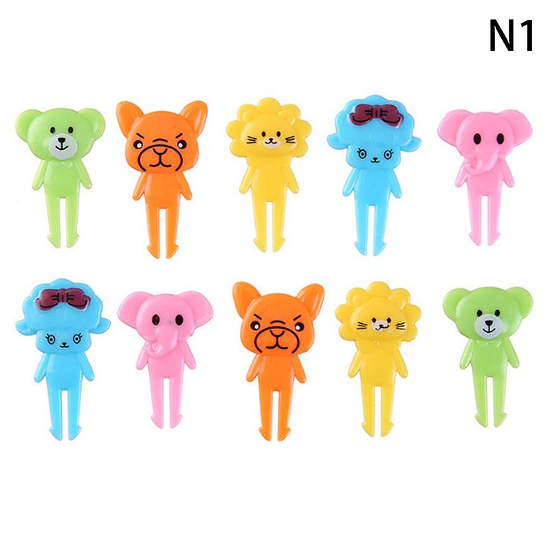 Animal Food Picks Mini Forks For Kids Cute Fruit Fork Bento Box Bento Accessories Food Decoration Fork Food Picks For Kids