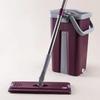 Hands-Free Flat Mop: Dual-Use Scratch-Off Design for Easy, Efficient Cleaning with Bucket.