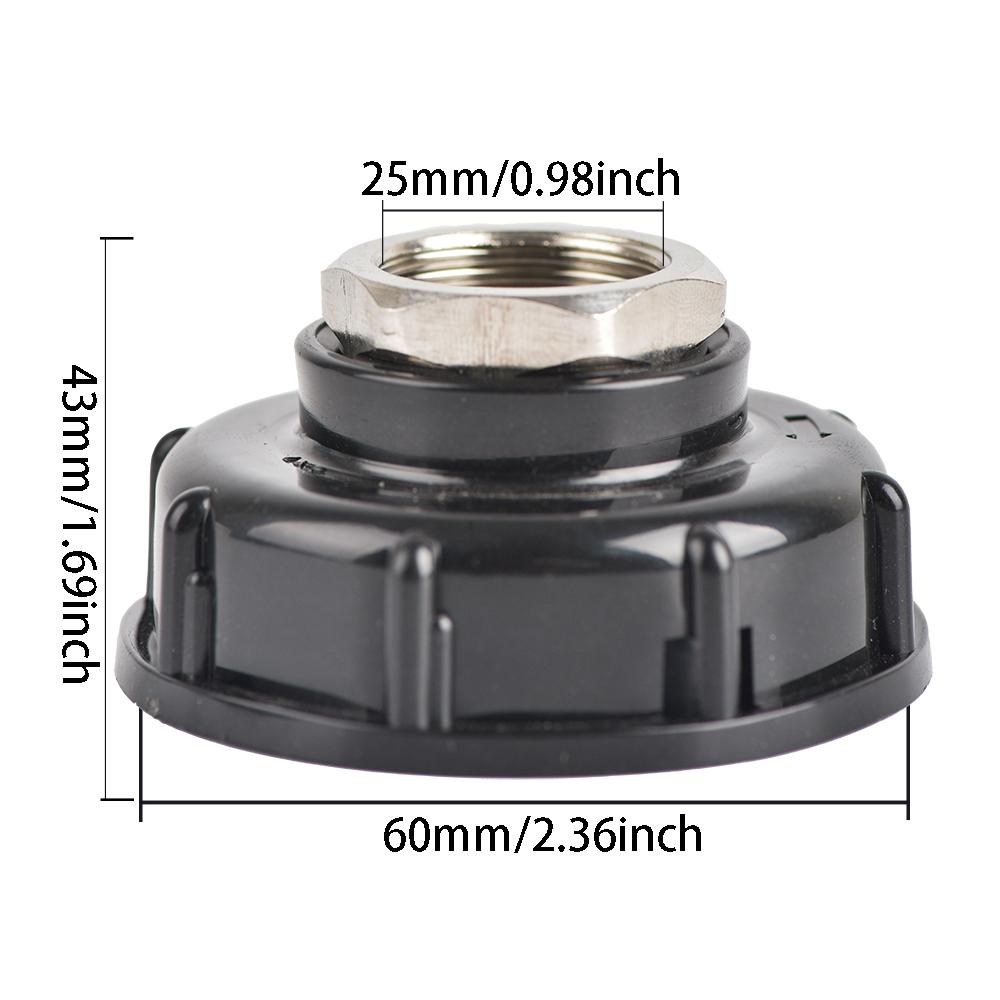 1/2" 3/4" 1" внутренняя резьба IBC бак адаптер S60 водопроводный кран соединитель клапан замена фитинг инструмент для полива сада 1 шт
