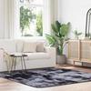 VidaXL Shaggy Rug with Long Pile Dark Grey 200x200 Cm Polyester, Rug, Bedroom Rug, Modern Rug, Living Room Rug, 4102880