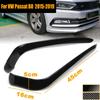 For Volkswagen VW Passat B8 Variant R Line 2016- Front Fog Light Frames Cover Trim Racing Sticker Grille Car