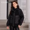 Women Jacket Spring 2024 High-Quality Mid-Length Woman Coat Stitching Removable Hat Design Windproof Casual Parkas 80213