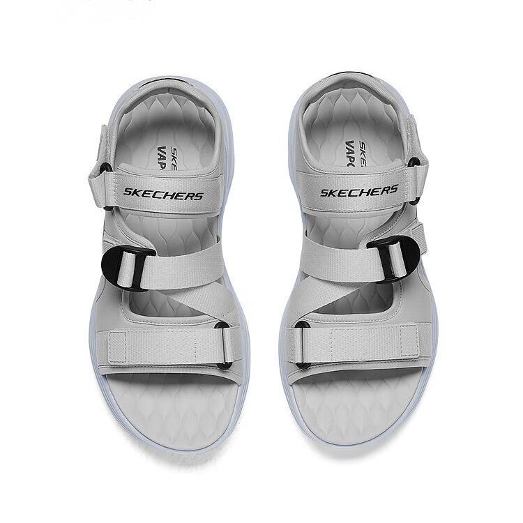 Skechers Спортивные мужские универсальные удобные пляжные сандалии Мужские сандалии Серые 232886-GRY
