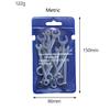 Allsome 10pcs Mini Spanner Wrenches Set Hand Tool Key Ring Spanner Explosion-proof Pocket British/Metric Type Wrenches