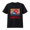 Я просто хочу есть пиццу и работать в Domino's Винтажная футболка графика мужская уличный стиль Комфорт