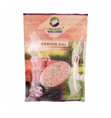 Масур Дал (Красная чечевица) (500 г), Masoor Dal Split,  Organic Wellness