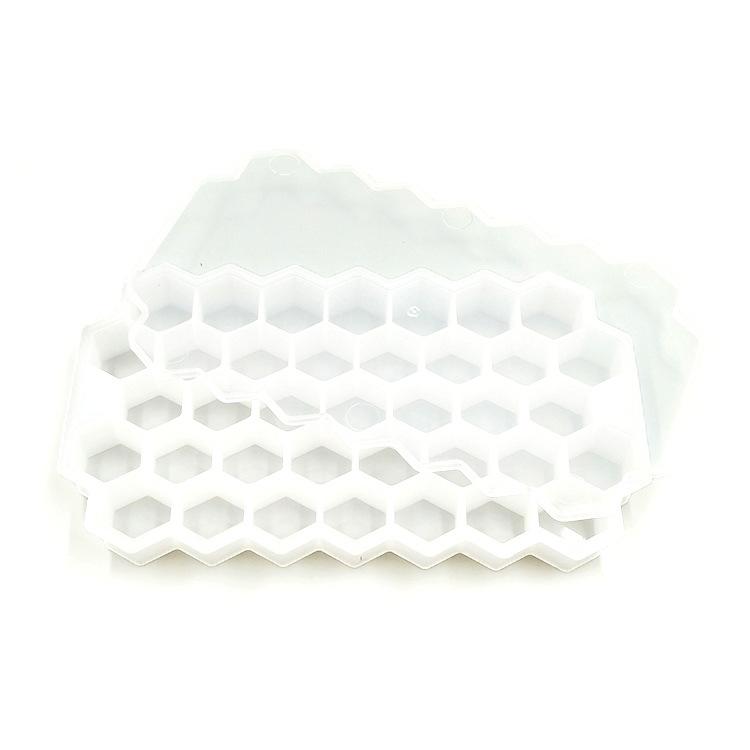 Silicone Honeycomb Ice Lattice 37 Ice Cube Mold Honeycomb Homemade Ice Box Ice Lattice DIY Popsicle Mold