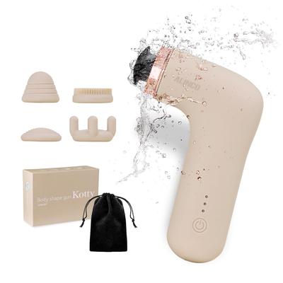 ALINCO Handgun Body Shaping Gun Cotty Cordless Перезаряжаемый поставляется с 4 типами насадок 4 уровня регулировки силы Водонепроницаемый IPX6 Маленький