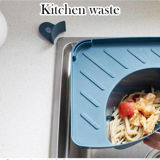 Держатель для кухонной мойки Сливная треугольная полка для хранения мусора Угловая корзина