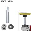 3pcs Angle Grinder Extension Connecting Rod 65mm M10 Thread Shaft Polisher Lock
