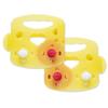 Hi-Bee Akayu Silicone Teether 2-piece Set, Yellow, 2 Pieces, Korean Baby Products