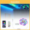 Stylish And Colorful Rgb Led Strip Lights With Smart Remote Control For Creative Lighting Effects