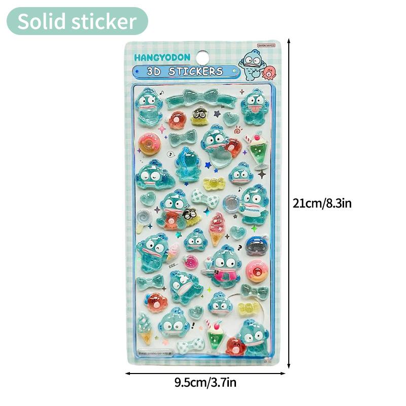 Мультяшная наклейка Sanrio Хелло Китти Куроми Моя Мелоди Эстетичная наклейка Киннаморолл DIY Скрапбукинг Bonbon Drop Наклейка Подарок на вечеринку