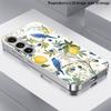 Чехол для телефона 2D с узором ветки синей птицы для Samsung S26 S25 S24 S23 S22 S21 S20 A56 A36 A16 - Защитная крышка из гальванического стекла