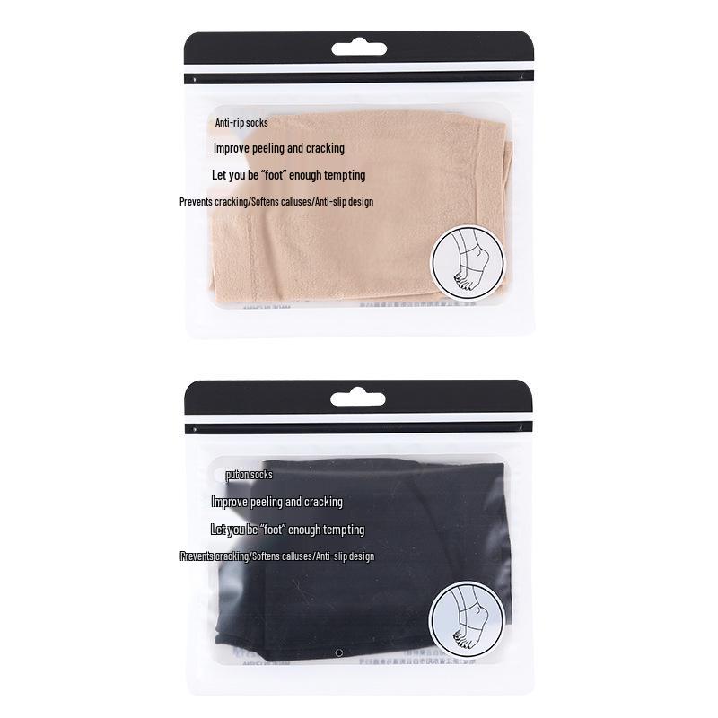 Увлажняющие силиконовые носки-протекторы для пяток и пальцев ног для облегчения потрескавшейся кожи