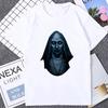 Футболка унисекс с графическим принтом Horror Unholy Nun, летняя повседневная модная свободная футболка из мягкого модала, уличная одежда, хипстерские футболки в стиле хип-хоп