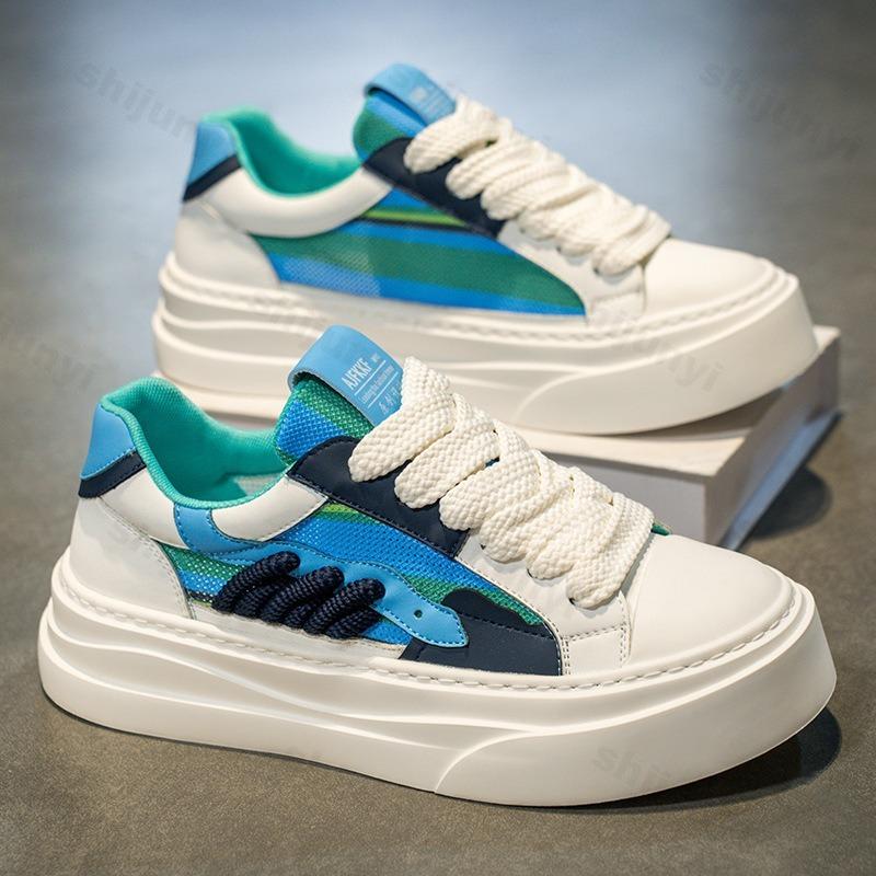 Модная летняя мужская повседневная обувь, дышащая сетка, 2025, уличная спортивная обувь для бега, модная удобная парусиновая мужская вулканизированная обувь