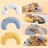 Little Pillow for Cat Fashion Neck Protector Deep Sleep Puppy U-Shaped Cat Pillow Kitten Headrest Dog Sleeping Relaxation Pillow