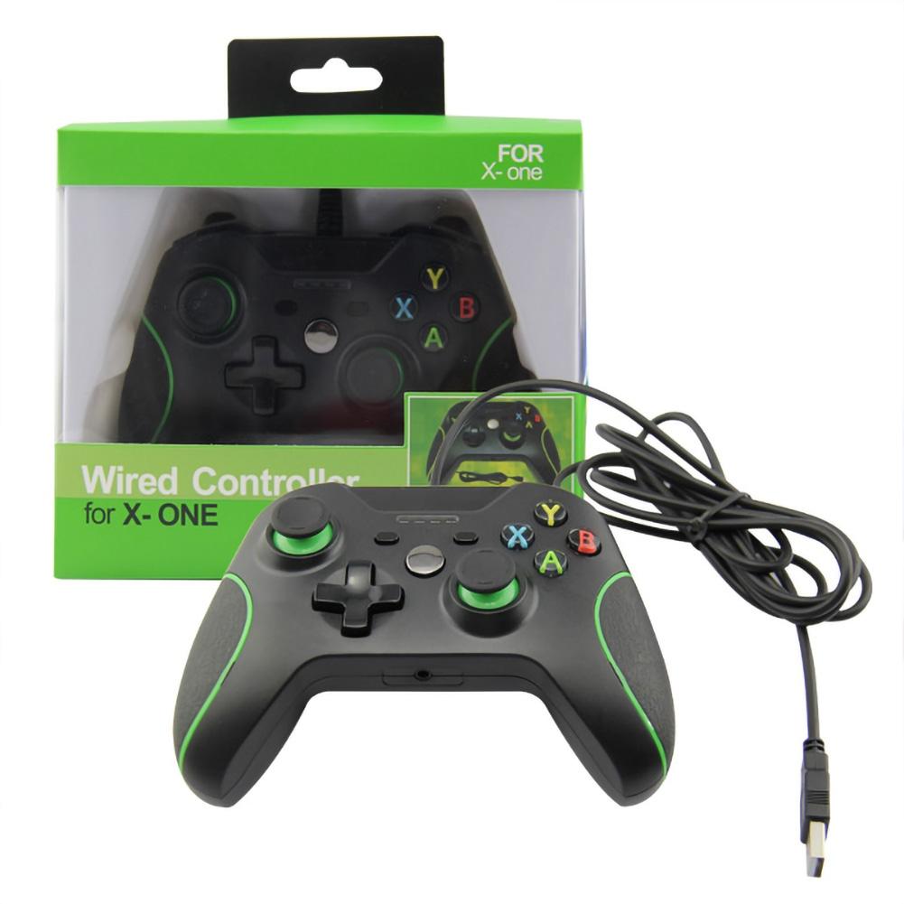Проводной USB-контроллер для Xbox One, игровой контроллер для ПК для Wins 7, 8, 10, джойстики Microsoft Xbox One, геймпад с двойной вибрацией