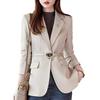 2025 Весна/Осень Женский Приталенный Профессиональный Повседневный Пиджак: Модный, Универсальный, Элегантный.