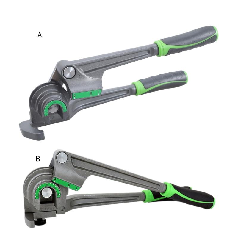 1/4" 3/8" 1/2'' 5/16" Tubing Bender 3 In 1 Tube Bender 180° HVAC Copper Aluminum Tubes Bending Tool for Air Conditioning