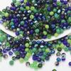 Multicolor Flat Bead Set: DIY Bracelet Spacer & Crystal Glass Beads In 4/6/8 Sizes