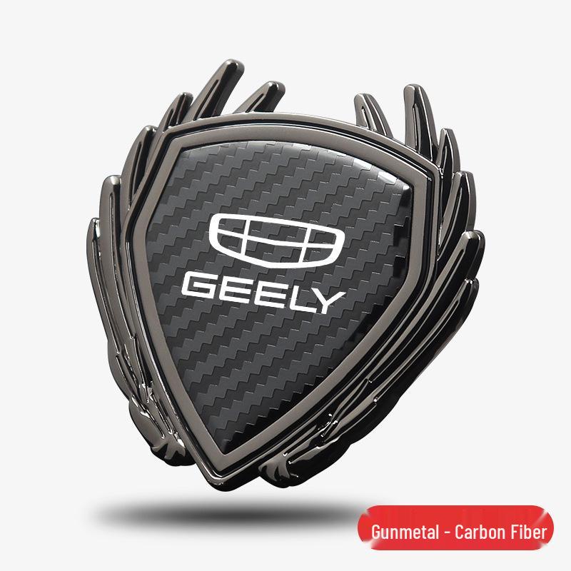 Металлический значок Наклейка с логотипом на боковое стекло для автомобиля Geely 4-го поколения Emgrand GS/GL/Binyue L