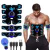 USB Rechargeable Electric Abdominal Massager Wireless LCD Display Fitness Shaping Massager To Relax Fatigue