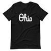 Футболка с надписью OHIO Script, с коротким рукавом, унисекс