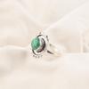 Malachite Gemstone Ring Jewelry, 925 Solid Sterling Silver Ring Jewelry, Handmade Artisan Ring Jewelry For Wedding Gift