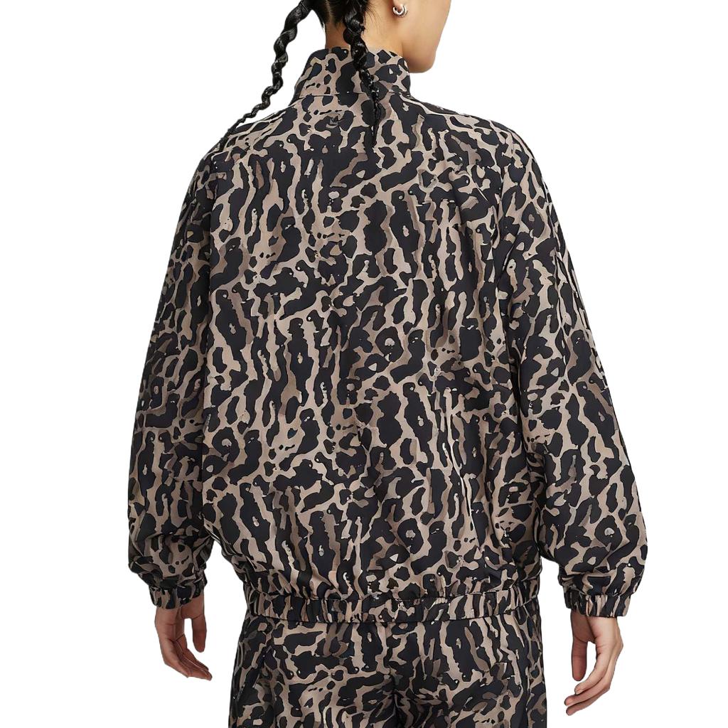 Nike Спортивная тканая куртка на молнии с длинным рукавом Женские куртки Черный IB7264-010