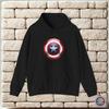 hoodie-Casual Pullover Sweatshirt Captain America Shield