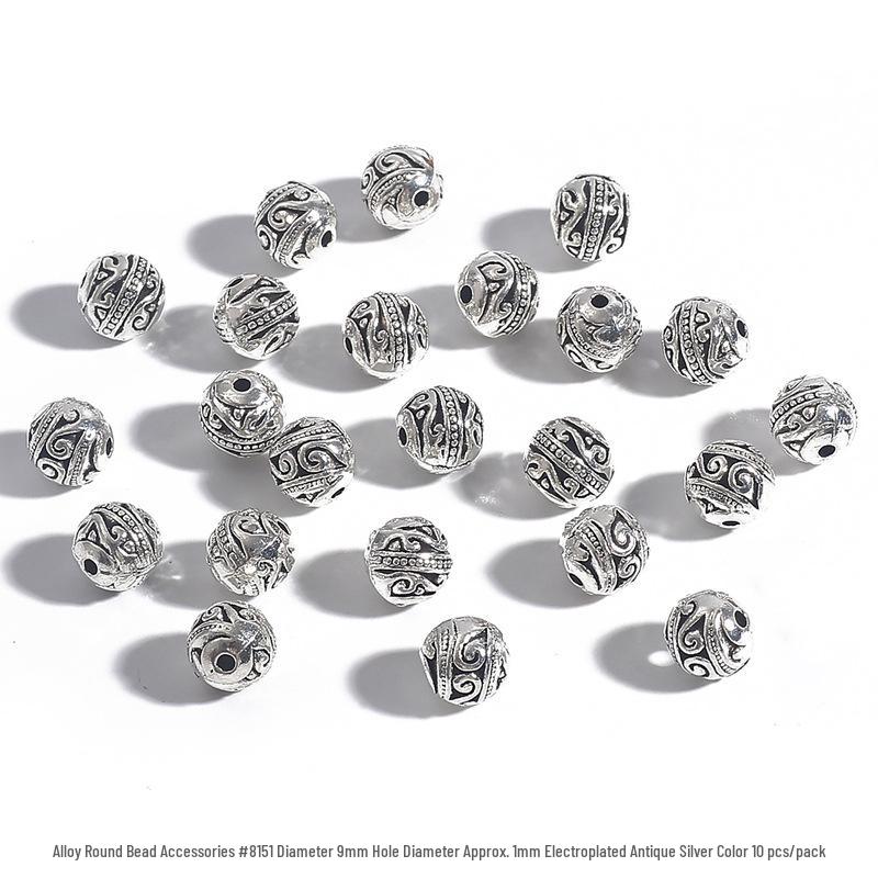 DIY ювелирные аксессуары: Круглый разделитель из сплава, соединители для браслетов и ожерелий, пряжка для подвески