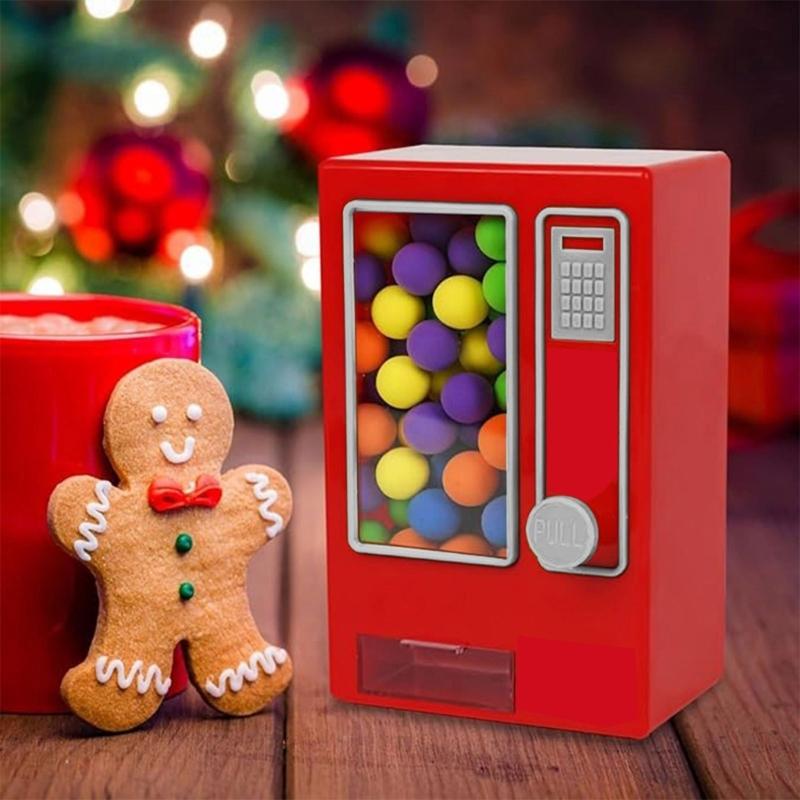 Пластиковый автомат для конфет Игрушка Маленький торговый автомат Для детей Лакомства Сладкое Хранение и Декор детской комнаты Полка Дисплей
