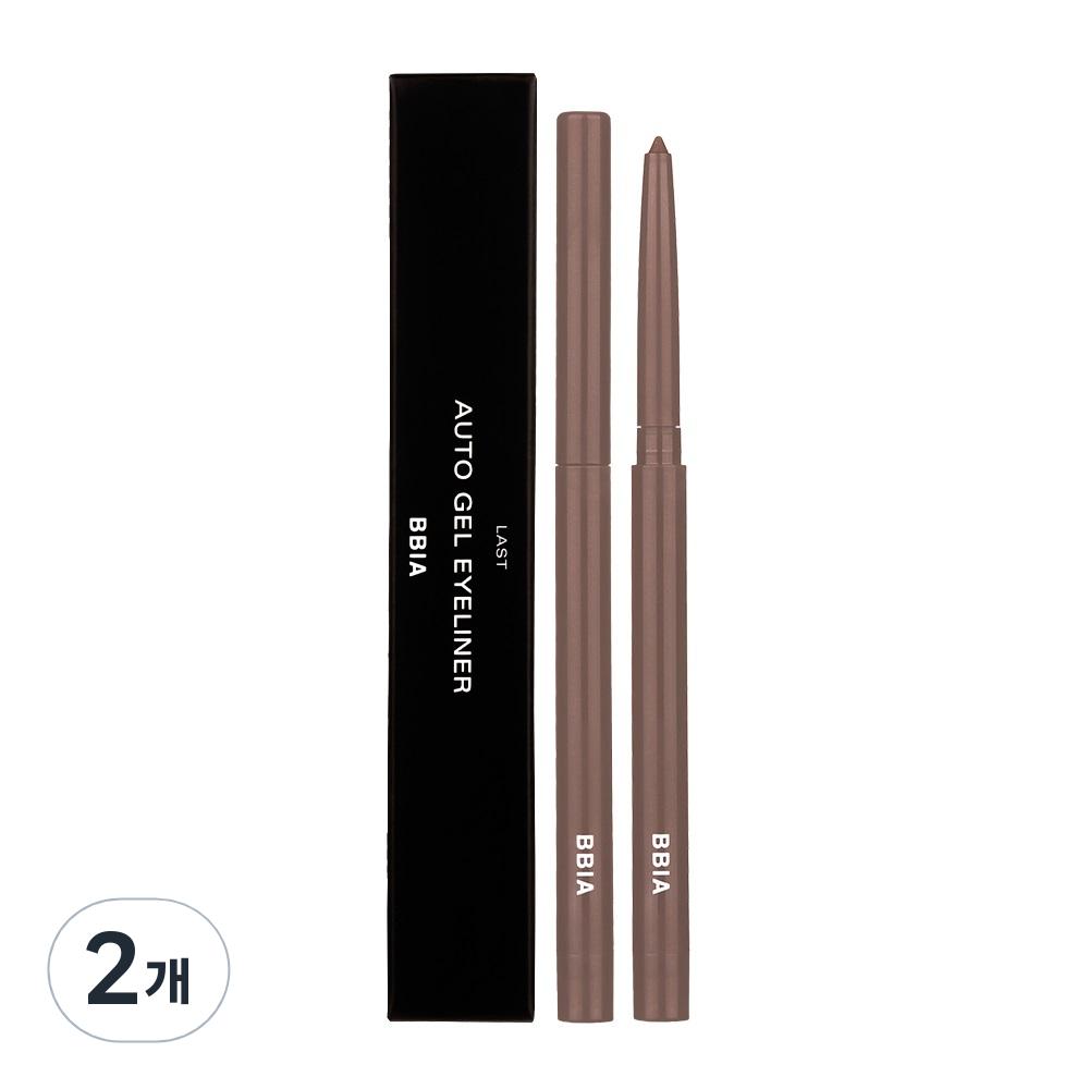 Bbia Last Auto Gel Eyeliner 0.3г, 06 Шоколадный мусс, 2 шт.