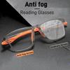 Ретро очки для чтения с защитой от запотевания, ультралегкие, не запотевающие, для пресбиопии, модные очки с защитой от синего света для дальнозоркости от 0 до +4.0